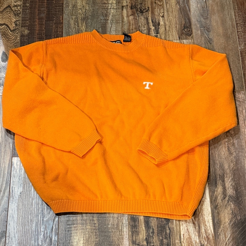 Crable Sportswear Orange  University of Tennessee T crew sweater size L preloved